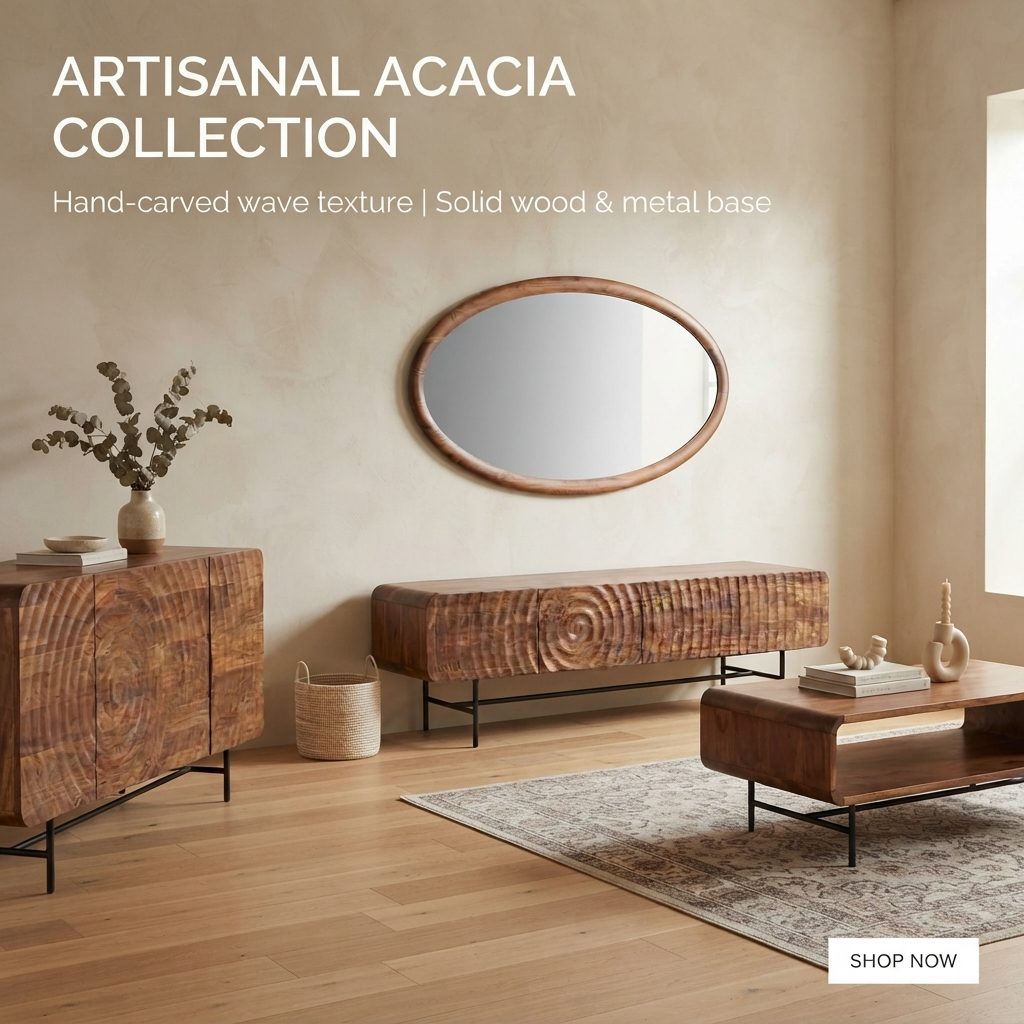 ACACIA - ARTISANAL Living Collection — Oak Colour Wood