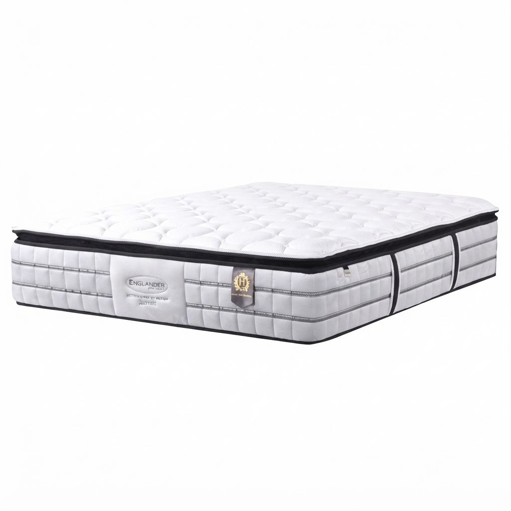 Englander Marriot Mattress — Pocket Spring ， 100% Natural Latex Firm Padding & Pressure Relieving Memory Foam