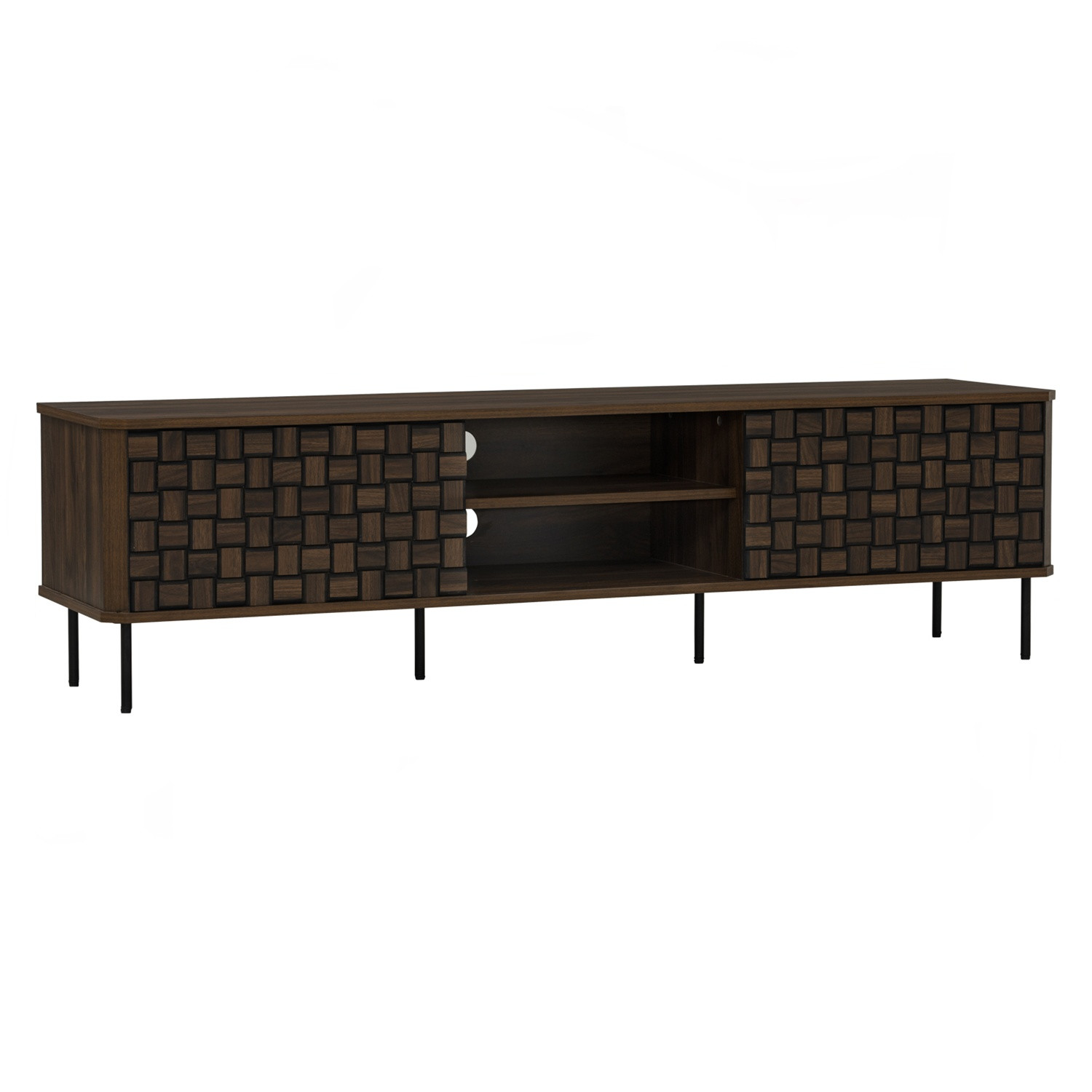 FRISCO Living Series — Walnut LAMINATED BOARD / Metal Leg