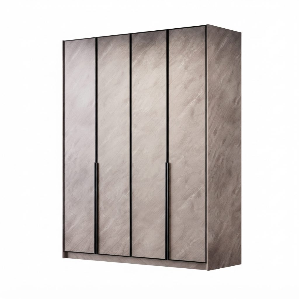 Hinged - Melamine Open Door Wardrobe — Melamine Surface