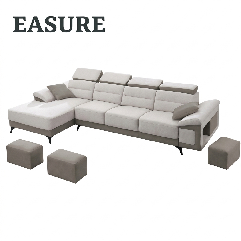 EASURE - 3 + 1 L Shape Sofa