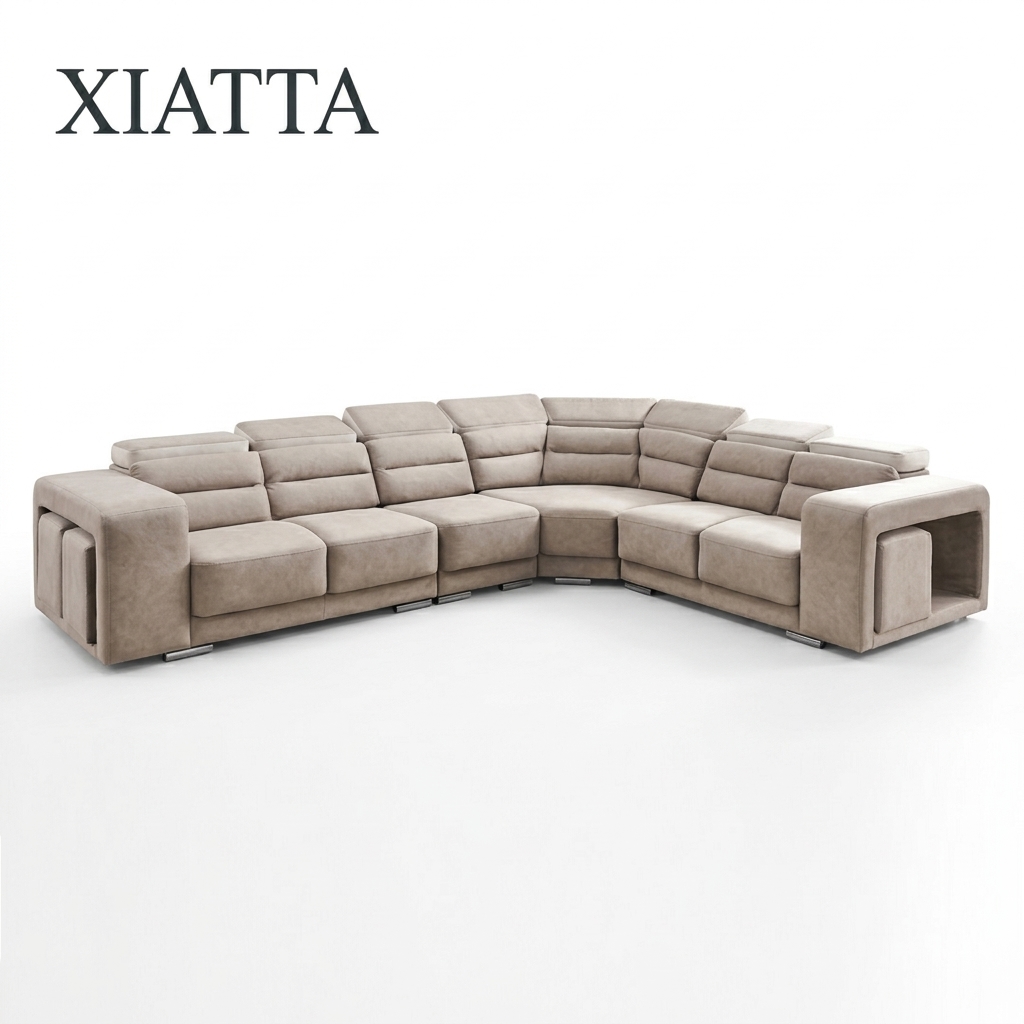 XIATTA - 6 Seater L Shape Sofa
