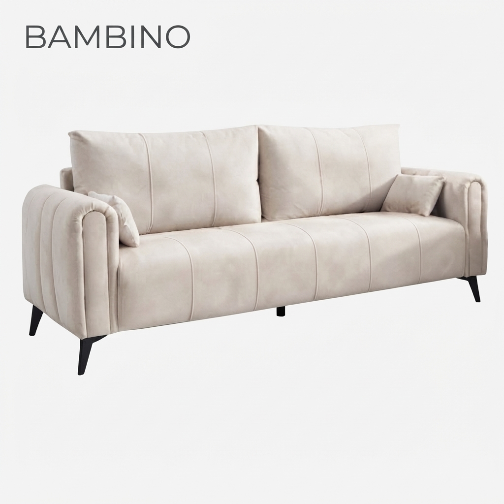 BAMBINO - Cozy 3 Seater Sofa