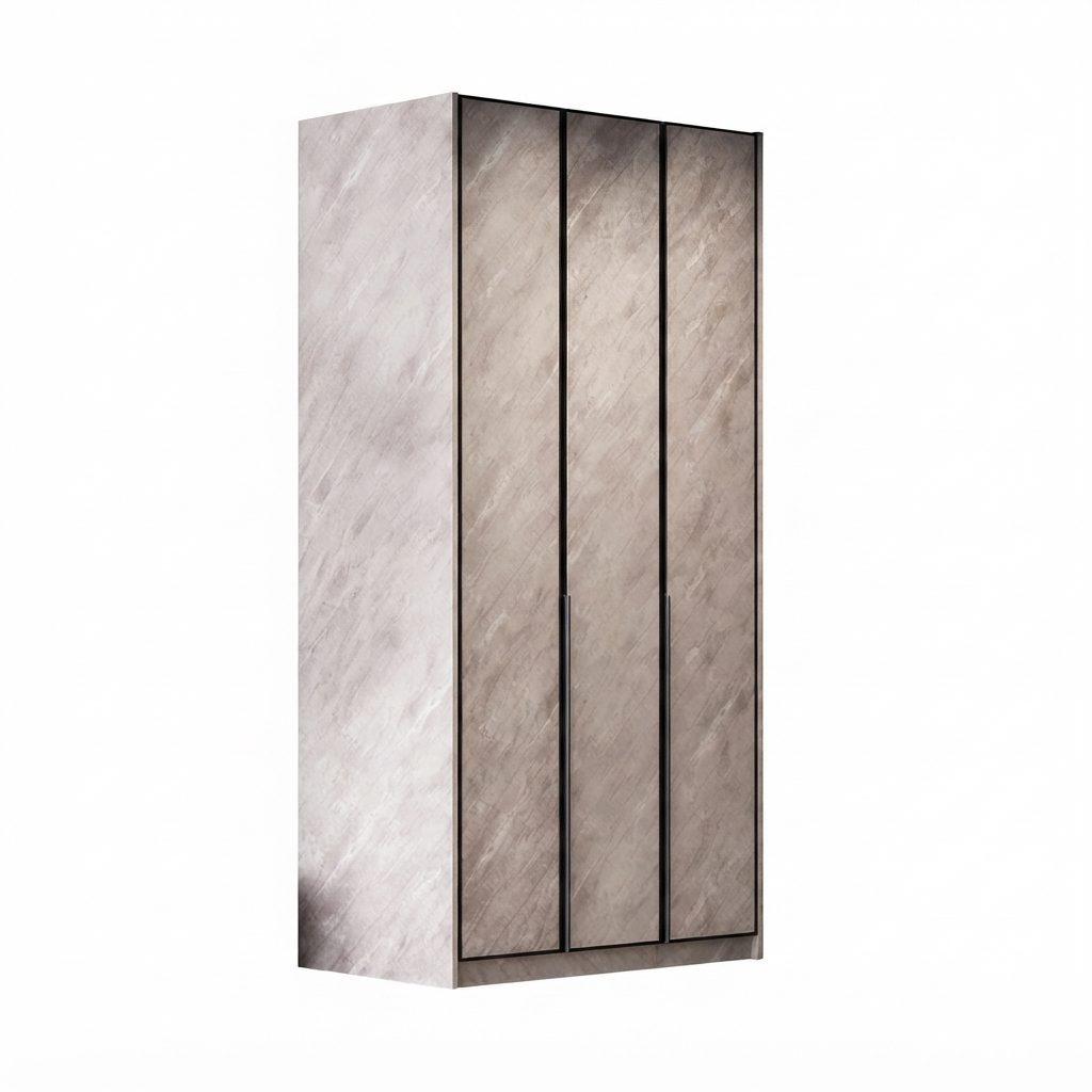 Hinged - Melamine Open Door Wardrobe — Melamine Surface
