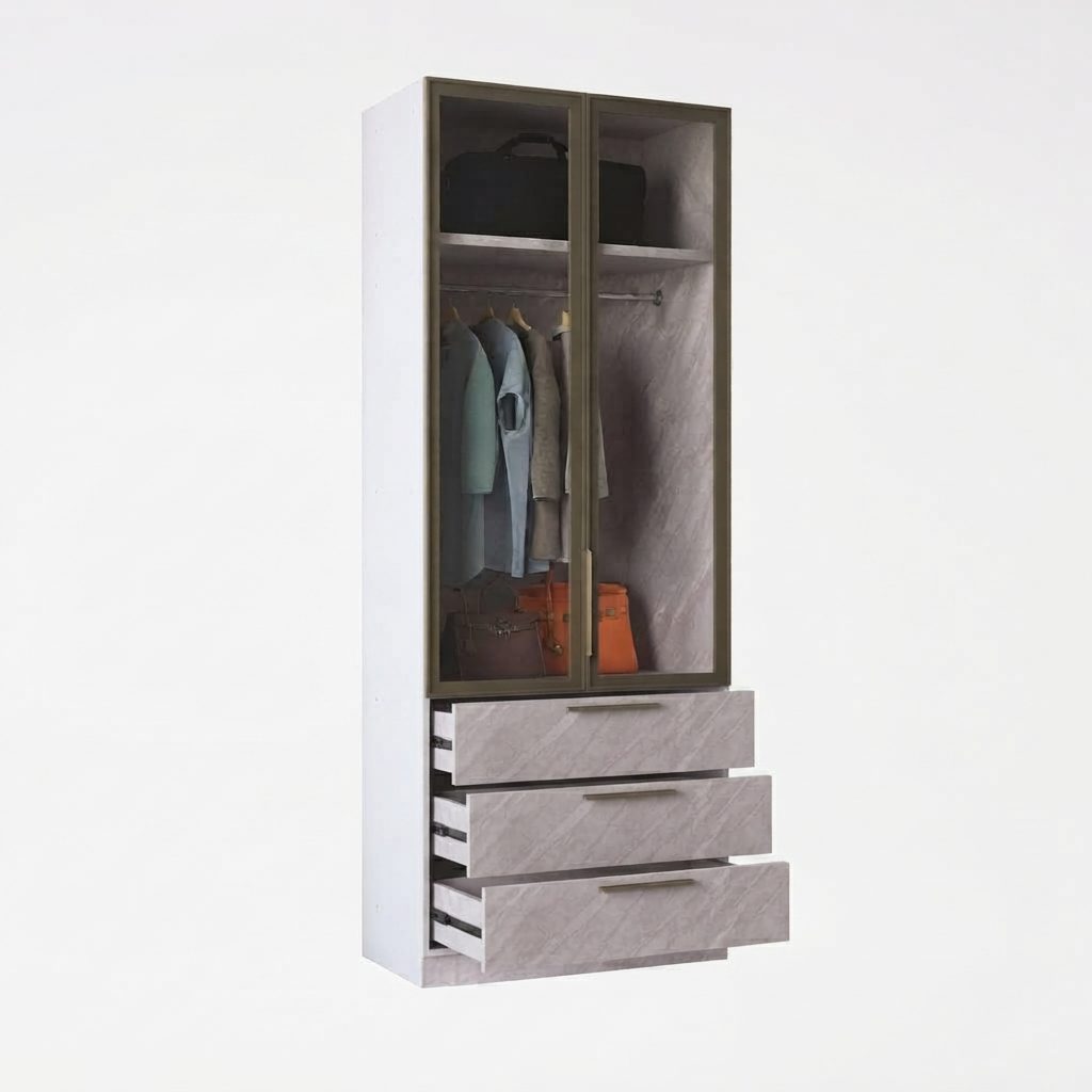Waldorf - Custimize Waldrobe — All Colour Selection Melamine Surface