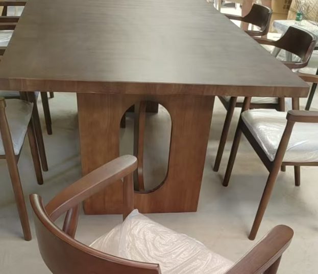 JEROD - Dining Set — Walnut Wood Dining 1+8 Set - photo 2
