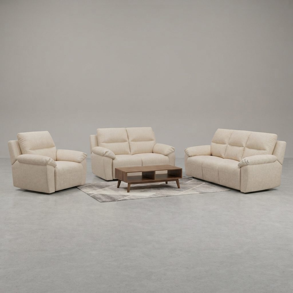 VAiA - SOFA Set — All Selection Wood Base Sofa Set