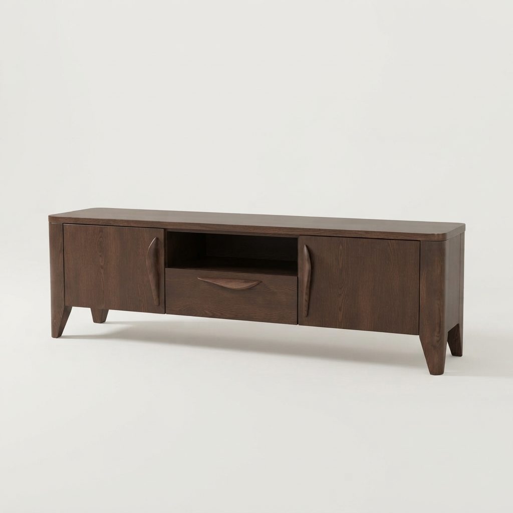 KoMUNE Living Hall Cabinet — Walnut Wood Sideboards & Buffet