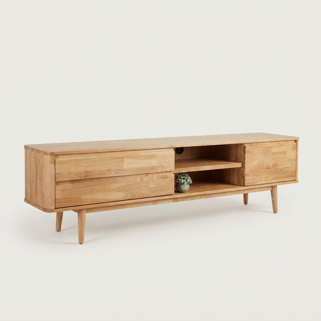 AVANTE - Muji Living Series — Natural Rubber Wood Colour Wood Muji Style