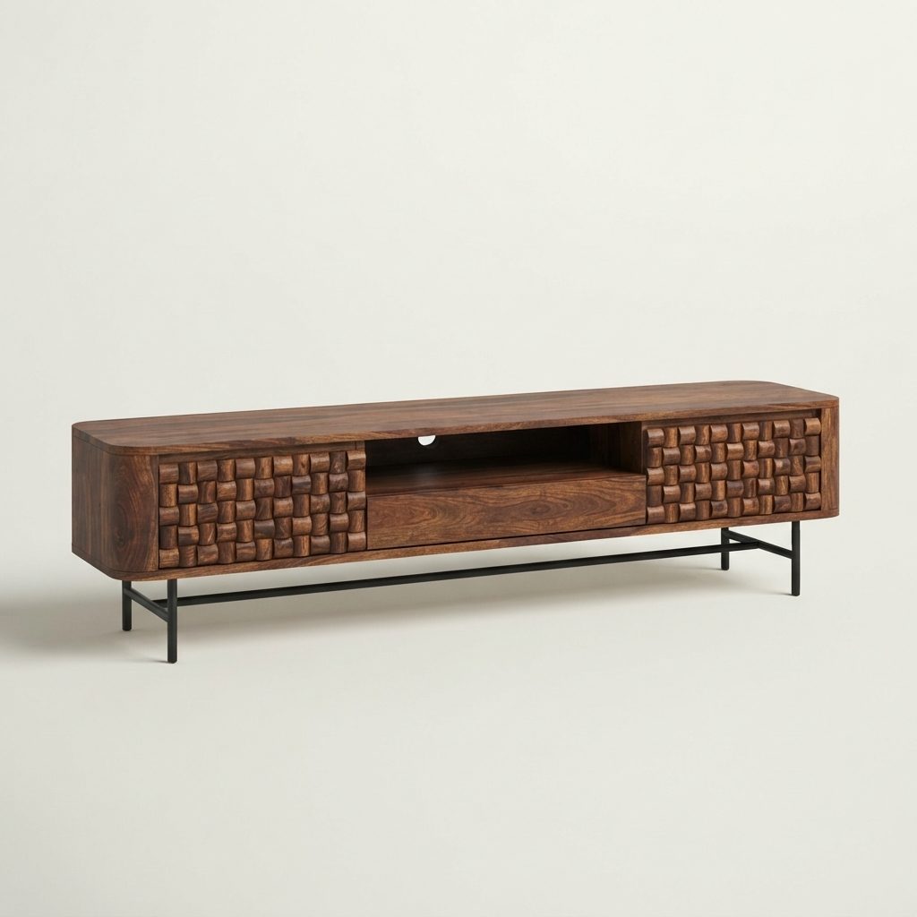 UNICO - Retro Living Series — Walnut Colour Wood Retro Style