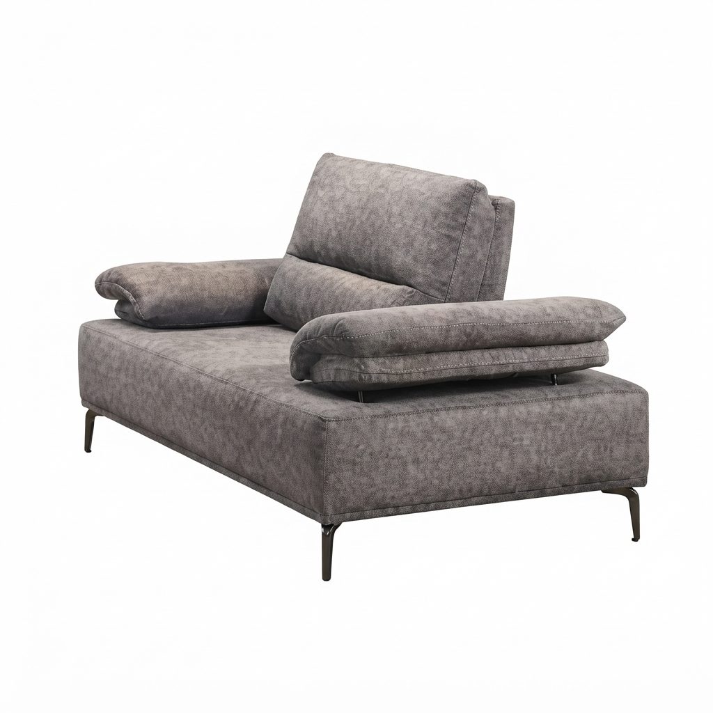 KARL - PushBack Adjustable Arm Sofa — All Colour Selection Wood frame