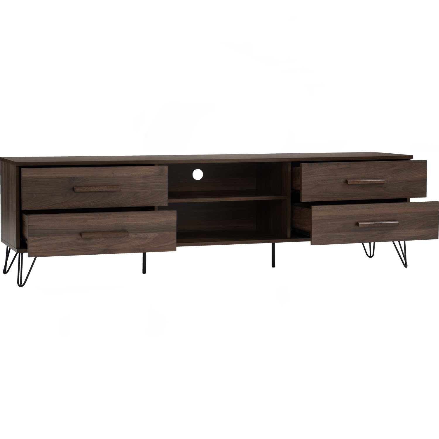FIPINA - Living Series — WALNUT TABLE LEG: METAL TABLE TOP: LAMINATED BOARD Factory Style - photo 2
