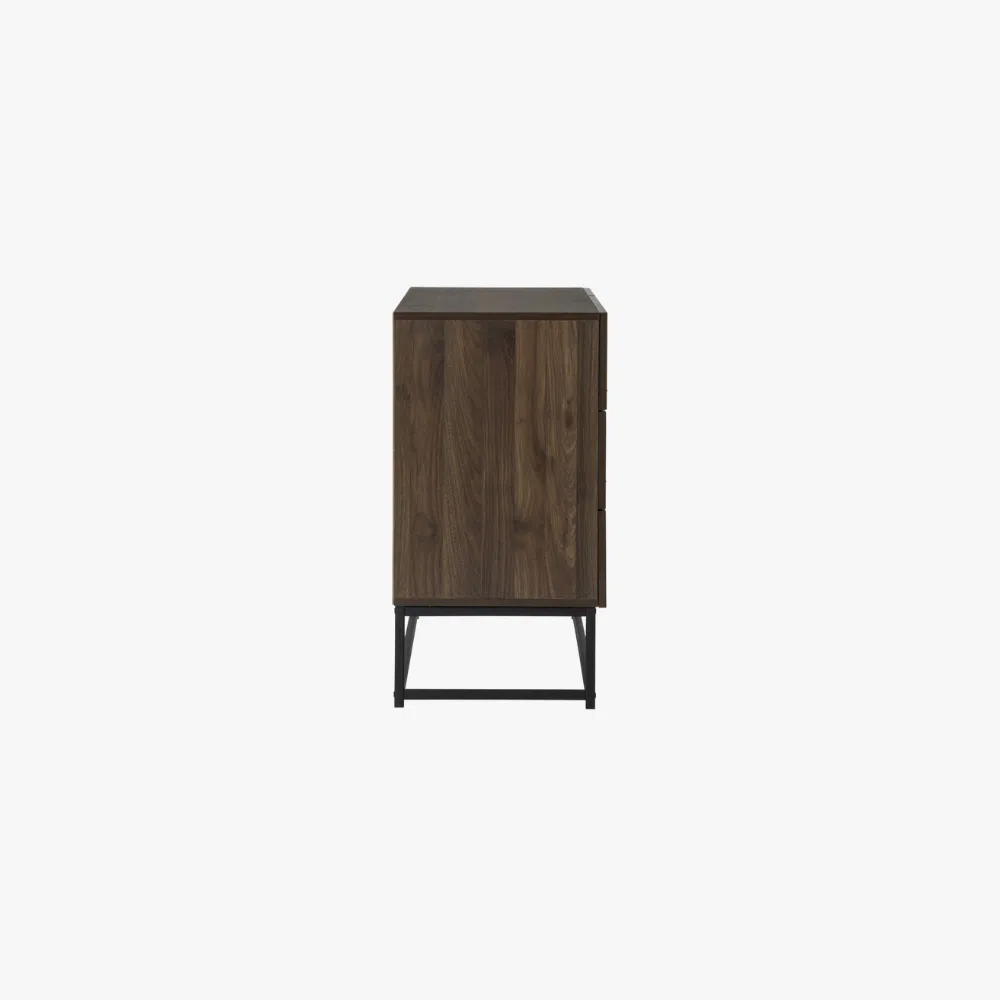 CAPRI - Essential Living Series — Walnut Laminated Board / Metal Leg Factory Style - photo 4