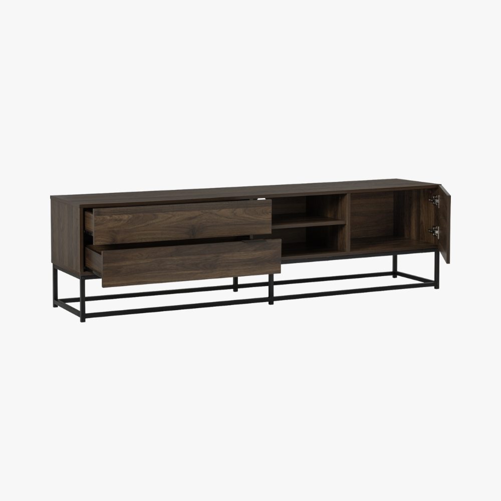 CAPRI - Essential Living Series — Walnut Laminated Board / Metal Leg Factory Style - photo 2