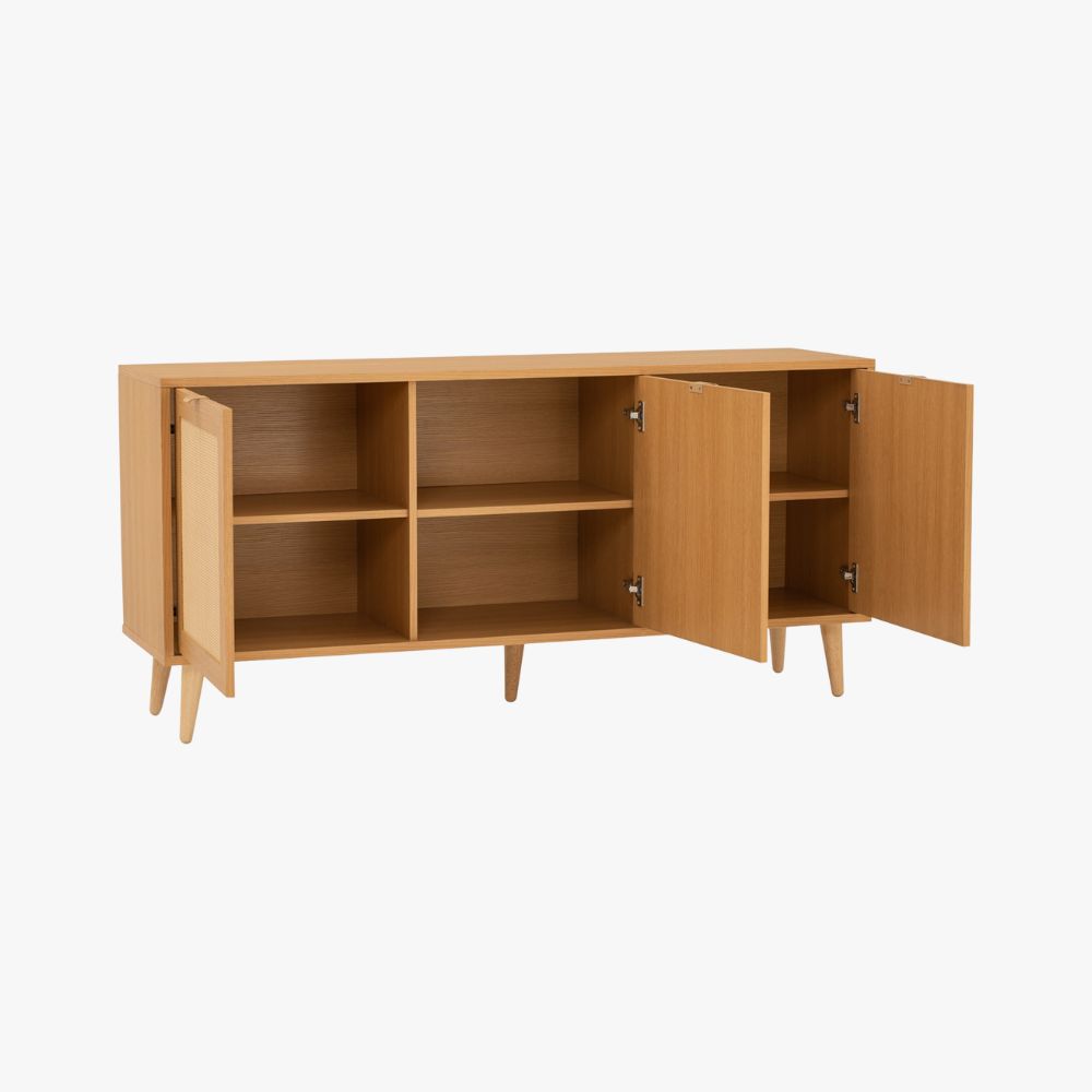 Bubbly - Muji Living Series — Muji Natural Laminated Board with Synthetic Rattan Muji Style - photo 2