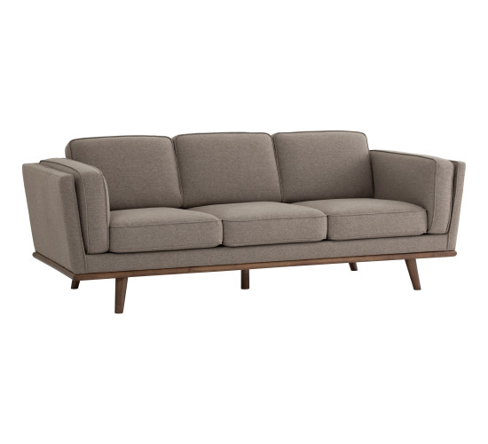 (KHAKI) SIVEK 3 Seater Sofa