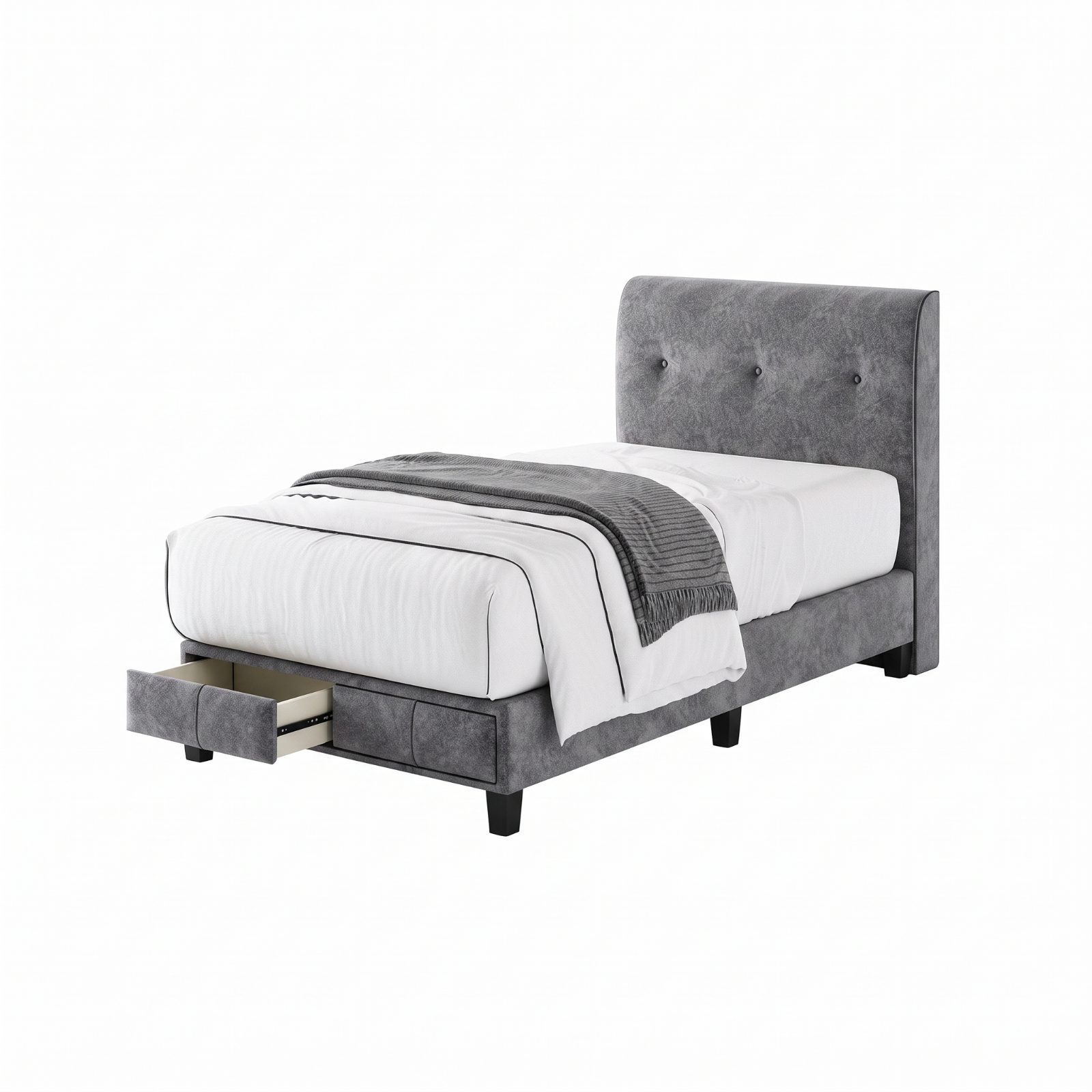 JOMA - Single Bed Frame — All Colour Selection Plywood BedFrame Single Bed Frame