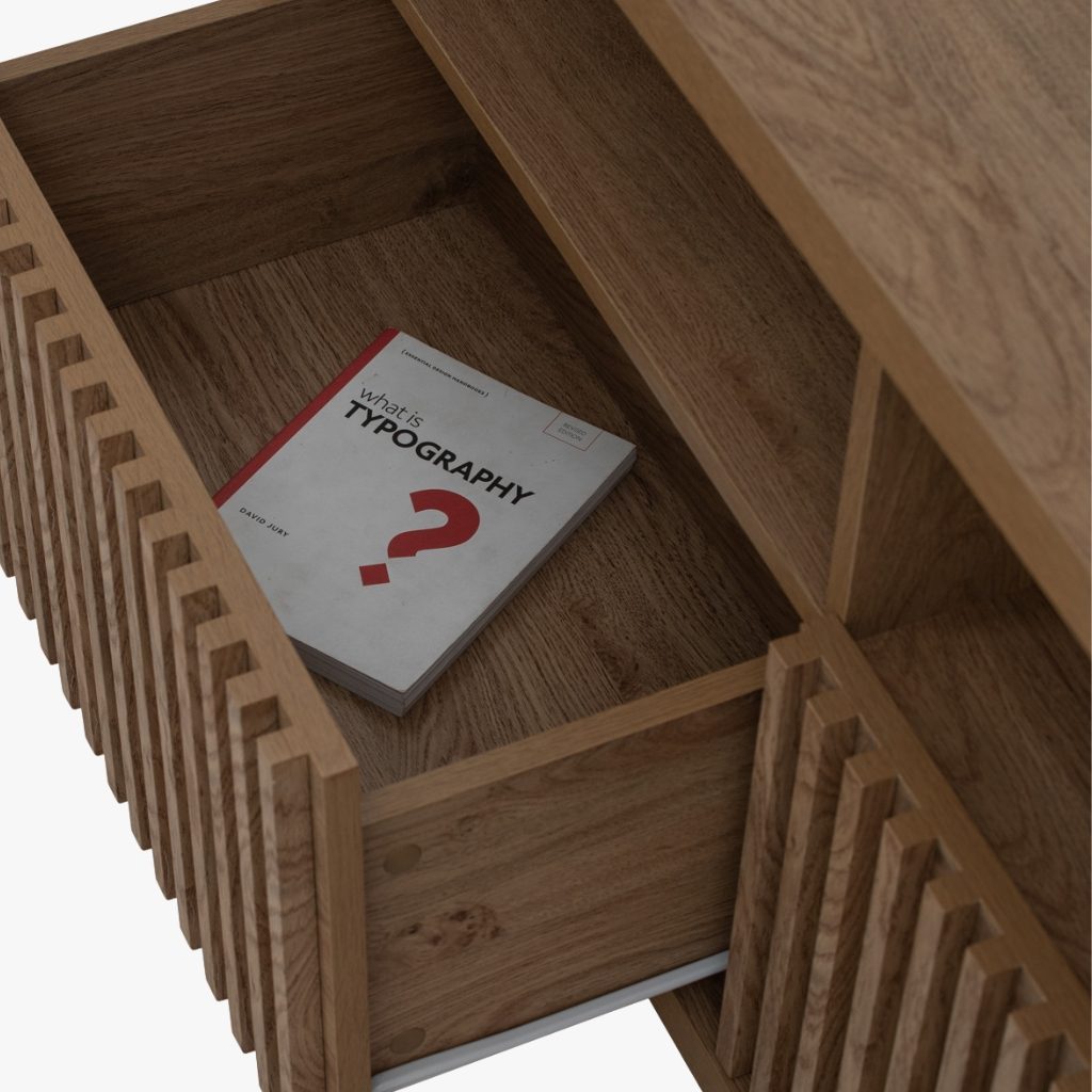 LLARMA - Living Series — OAK Colour LAMINATED BOARD Retro Style - photo 4