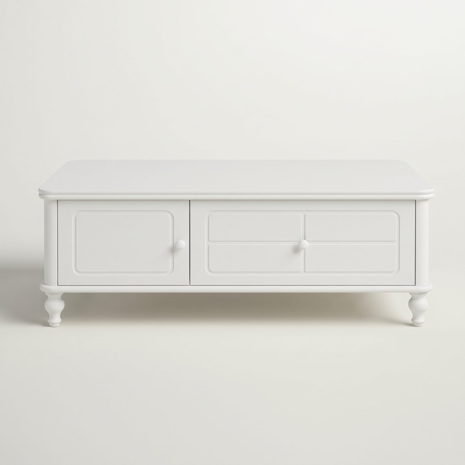 MARDI - White Living Series — Gloss White MDF Board Boutique Hotel Choice