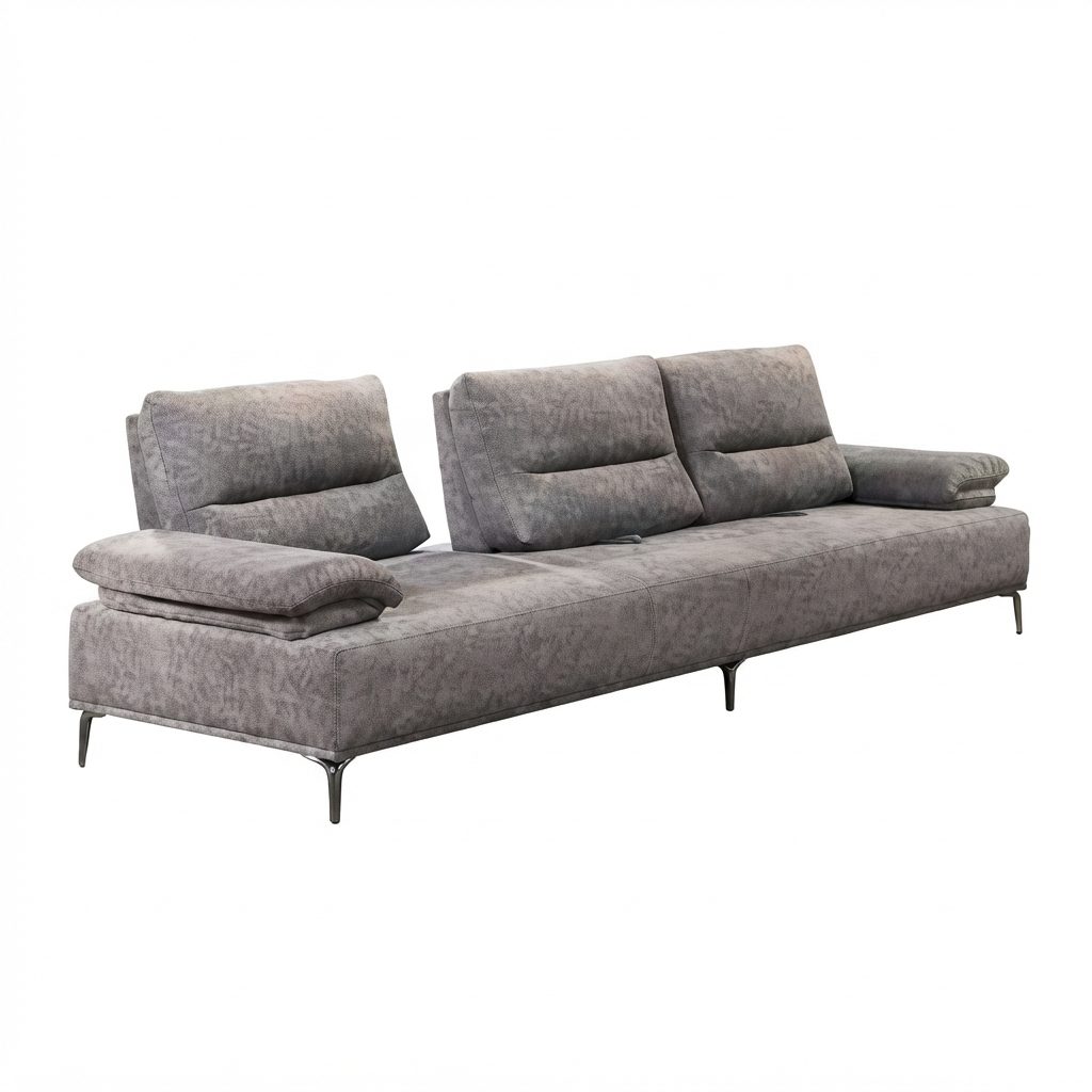 KARL - PushBack Adjustable Arm Sofa — All Colour Selection Wood frame
