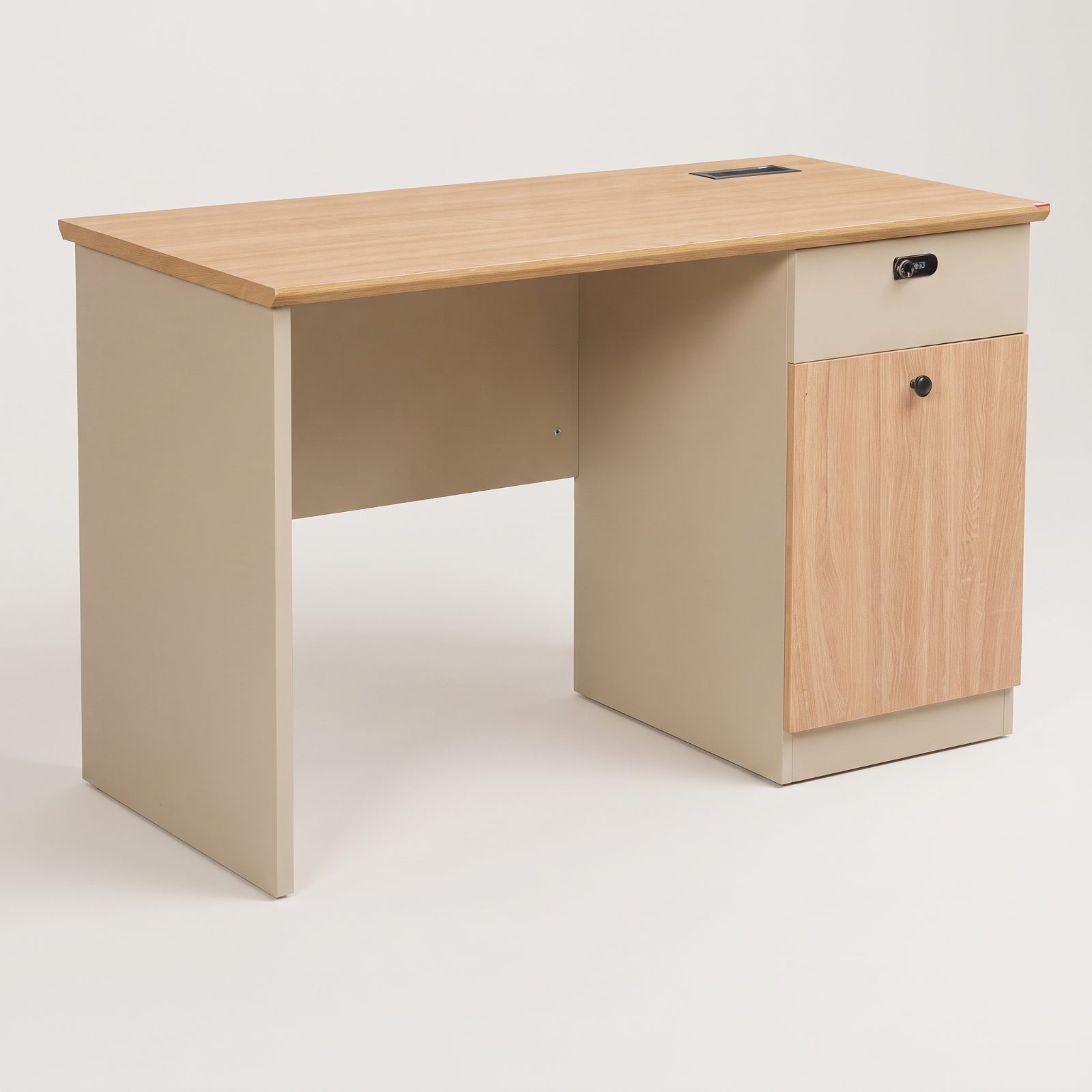 MIDA - Writing Desk — Cherry / Beige LAMINATED BOARD Desk
