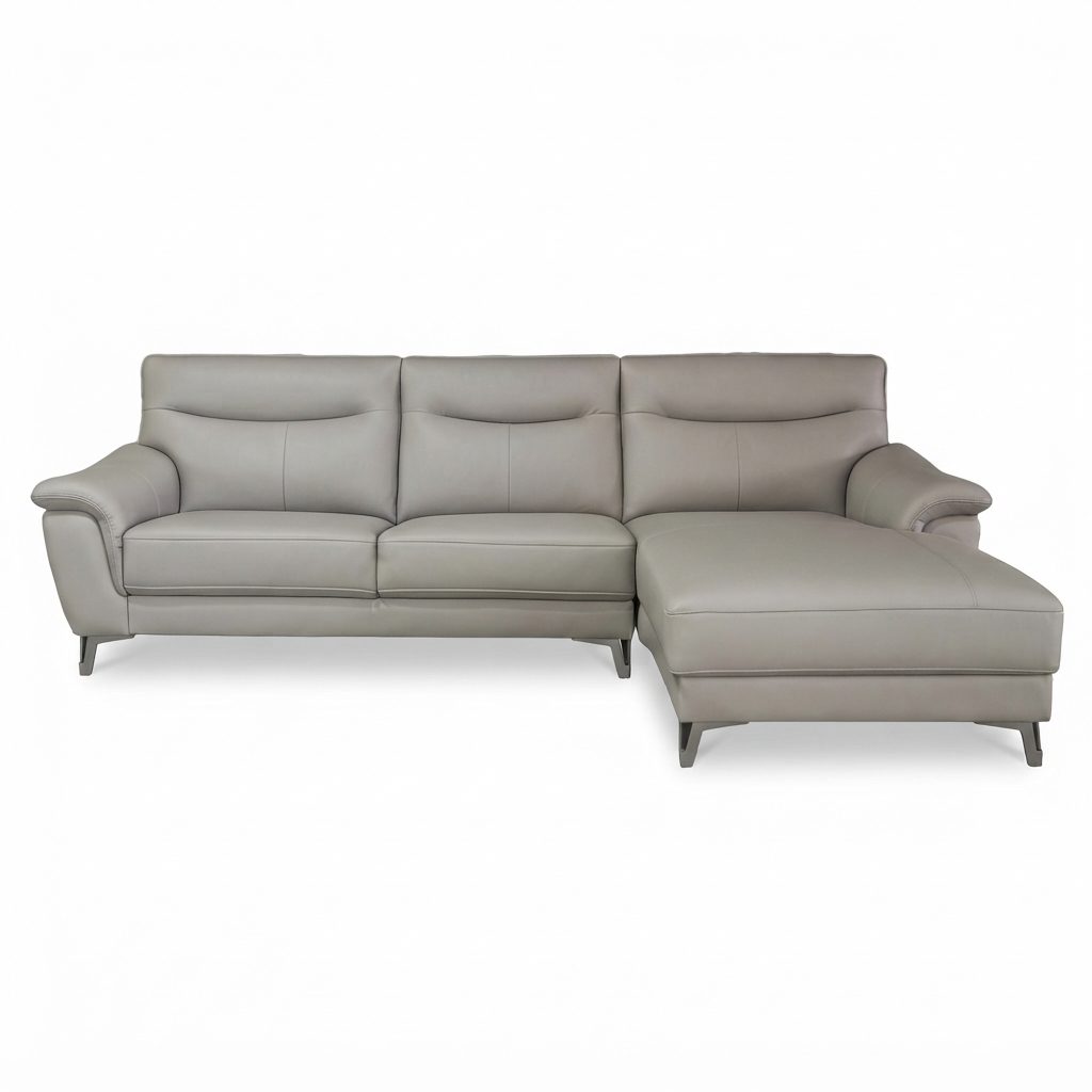 MOAM - L Shape Sofa — All PU Leather Selection Wooden Frame L Shape Sofa