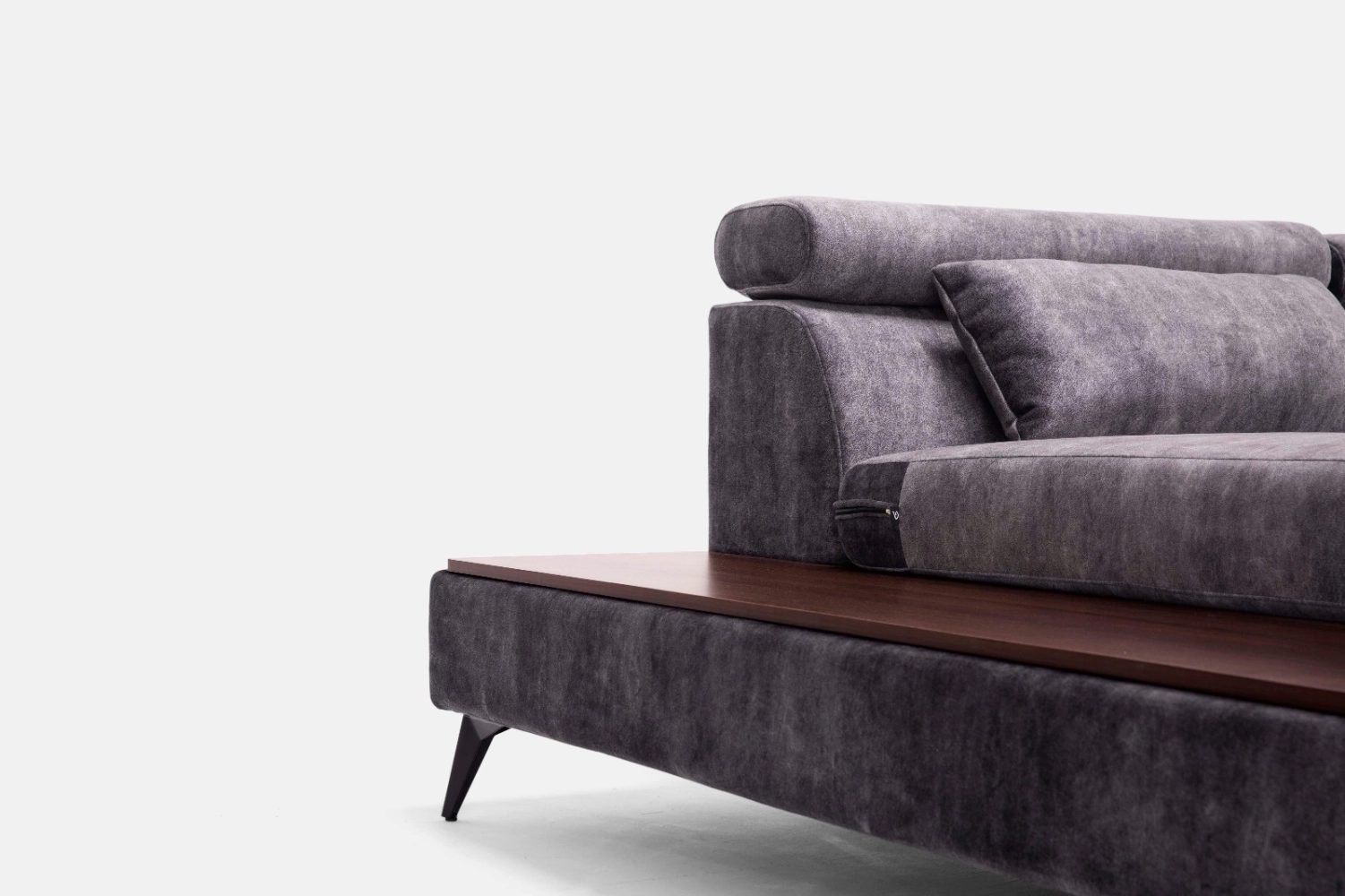 ZETTI - L Shape Designer Sofa — All Colour Available Solid Wood L Shape Sofa - photo 3